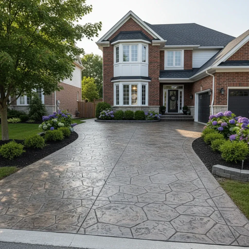 Textured Concrete Driveways